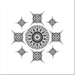 mandala ethnic Posters and Art